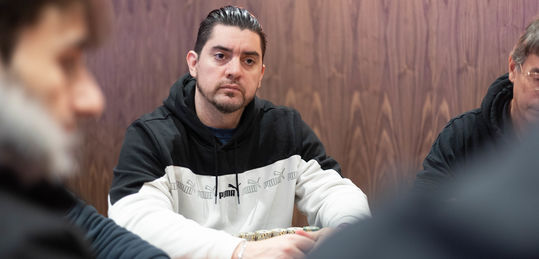 Gonzalo Veiga quitte le Main Event du Luckia Poker Festival en 4ème position.